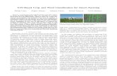 UAV-Based Crop and Weed Classiﬁcation for Smart Farming · 2017. 3. 13. · III. PLANT/WEED CLASSIFICATION FOR UAVS The primary objective of the proposed plant classiﬁcation is