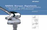 MRH Knee System Modular Peg Baseplate Surgical Protocol...MRH Knee System Modular Peg Baseplate Surgical Protocol. Mr C R Howie FRCS Consultant Orthopaedic Surgeon Princess Margaret