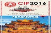 32016.cipediatrics.org/wp-content/uploads/2015/05/CIP-2016-Prospec… · The Congress organizers cannot accept liability for personal injuries sustained, or for loss or damage of