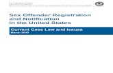 Sex Offender Registration and Notification in the United ......incarceration, as registration is primarily a function of state, territory and tribal governments. However, 18 U.S.C.