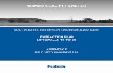 WAMBO COAL PTY LIMITED - Peabody Energy...Public Safety Management Plan – South Bates Extension Underground Mine Longwalls 17-20 PSMP LW17-20 Rev A April 2018 Page i DOCUMENT CONTROL