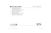 TC-ID 1000 Kit - Einhell · 2020. 4. 23. · E Manual de instrucciones original Taladro de percutor P Manual de instruções original Berbequim com percussão AAnleitung_TC_ID_1000_Kit_SPK2.indb