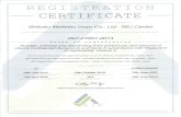 四国名鉄運輸株式会社...REGISTRATION CERTIFICATE this ist certify that the management system of Shikoku Meitetsu Unyu Co., Ltd SEJ Center have been assessed by AJA EUROPE