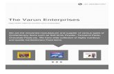 The Varun Enterprises - IndiaMART · About Us Established in the year 2001 we, “The Varun Enterprises”, are a renowned manufacturer and supplier of Confectionery Items. We have