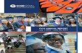FY14 ANNUAL REPORT - OneGoal...ISO SCHOOL PARTNERS PROJECTED GROWTH 87% OneGoal high school graduates enrolled in college OneGeal Fellows persisting in college or graduated with a