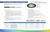 CST 4-144F P n e - Yoa Cables...CST 4-144F Corrugated Steel Tape Cable with 4-144 fibres, anti-rodent cable for duct or direct buried installation Characteristics Cable structure o