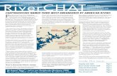 RiverCHAT...RiverCHAT A quarterly publication of Chattahoochee Riverkeeper (CRK) ChattahooChee named third most-endangered by ameriCan rivers F or the second time since American Rivers