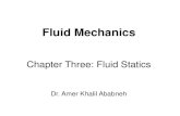 Fluid Mechanics - CIVILITTEEcivilittee-hu.com/uploads/1/Fluid/dr.ababneh/3.pdf · 2020. 12. 7. · 2) Bourdon-Tube Gage A Bourdon-tube gage, Fig. 3.9, measures pressure by sensing
