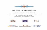 BOLETÍN DE INSCRIPCIÓN AIR NAVIGATION RACE · 2019. 3. 8. · El Aeroclub de Castellón, organiza y convoca para los días 5, 6 y 7 de ... en cualquier caso la seguridad y estricta