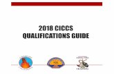 2018 CICCS QUALIFICATIONS GUIDE...S The CICCS Qualifications Guide went into effect July 1, 2018. Anyone initiating a Position Task Book (PTB) after July 1, 2018 will be using this