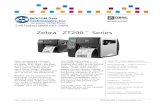 Zebra ZT200 Series · 2016. 2. 5. · COMPARING THE ZT220™ AND THE ZT230™ Zebra ZT200 Series Data Sheet 3 The ZT200 series two models—the ZT220 and the ZT230. Compare the features