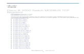 Cisco IE 2000 Switch MODBUS TCP Registers€¦ · Cisco IE 2000 Switch MODBUS TCP Registers First Published: September 12, 2016 Last Updated: September 29, 2016 This document lists