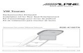 Installation kit for Rear Seat Entertainment Kit d'assemblage pour … · 2011. 5. 12. · 2 D GB 1. Die mitgelieferte Schablone (3) ausschneiden, am Himmel positionieren und mit