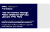 Poster Title: Outcomes of Arthroscopic All-Inside Meniscal ......lateral meniscus root tears Materials and Methods Patients diagnosed with a posterior meniscus root tear who underwent