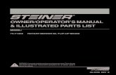 OWNER/OPERATOR’S MANUAL & ILLUSTRATED PARTS LISTlaveusespressionexpert.ca/docs/Steiner/MX460_ROT_MOWER... · 2018. 9. 5. · and should read the entire manual before attempting