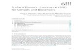 Surface Plasmon Resonance (SPR) for Sensors and Biosensorsdownload.xuebalib.com/t286IgXS7ij.pdfChapter 6 • Surface Plasmon Resonance (SPR) for Sensors and Biosensors 185 2 Surface