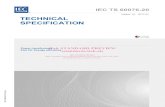 Edition 1.0 2017-01 TECHNICAL SPECIFICATION · 2021. 1. 26. · IEC TS 60076 -20, which is a technical specification, has been prepared by IEC technical ... Full information on the