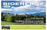BIOENERGY · Bioenergy Award: Presentation of the main nominees The global potential of sustainable bioenergy is enough to meet the ... tion on this proposal will be available on