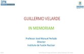 GUILLERMO VELARDE - Nucleus · 2018. 3. 22. · GUILLERMO VELARDE IN MEMORIAM Professor José Manuel Perlado Director Instituto de Fusión Nuclear 8/3/18 IAEA TM Physics IFE Targets