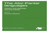 The Alor-Pantar languages - OAPEN · Lamaholot is an Austronesian language spoken on the islands west of Pantar:Lembata,Solor,Adonara,andEastFlores.1 Recentresearchhoweverin-dicates