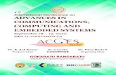 GRIET - International Conference on ADVANCES IN … · The Department of Electronics and Communication Engineering of GRIET is organizing a prestigious event "1st International Conference
