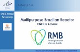 CNEN Amazul Partnership Multipurpose Brazilian Reactor · 2017. 11. 7. · N04 Prédio de Processamento de Radioisótopos e Produção de Fontes N05 Prédio do Laboratório de Análise