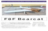 F8F Bearcat - BigPlanes · 2018. 1. 25. · Accessory list for Ethis page. 3 2 Inst all the aile ron 1 5 4 p oxy f lah in gs tr ed 3 A B Install the nylon control horn and connect