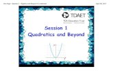 Session 1 Quadratics and Beyond - MathedUp · Aim High Session 1 Algebra and Beyond v2.notebook April 09, 2017 0 x 2x3 4x2 5x1 x 2 x 4 2x 5 x 3 Time in seconds Frequency Density Mr