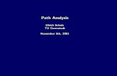 Path Analysis - Rice Universityvardi/dag01/scholz.pdfPath analysis can adopt to these special cases Work on path analysis is motivated by planning First implementation shows that the
