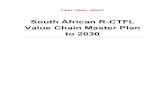 South African R-CTFL Value Chain Master Plan to 2030 · 2020. 10. 29. · The R-CTFL value chain in South Africa sustains approximately 212,000 formal jobs (1.33% of total South African