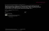 Systematic Clinical Reasoning in Physical Therapy (SCRIPT ......tematic Clinical Reasoning in Physical Ther-apy (SCRIPT): tool for the purposeful prac-tice of clinical reasoning in