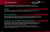 ALLWORX - Optimum · 2018. 12. 3. · Set up the Allworx 6x IP PBX for SIP Trunk provisioning. The IP PBX may be configured to communicate with the Optimum Business SIP Trunk Adaptor