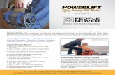 PRESENTS - PowerLift Training · 2018. 12. 17. · PEOPLE MOVER. This unique and versatile tool was especially developed for the challenges that public safety people face in lifting
