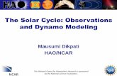 The Solar Cycle: Observations and Dynamo Modeling · Dick White Giuliana de Toma. 2D dynamical Babcock-Leighton flux-transport dynamos Matthias Rempel Lorentz force (jXB) back-reaction