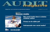 AUDIT magazine - IIA...AUDIT magazine Magazine voor internal en operational auditors nummer 1 maart 2012 thema: Nieuwe media Wat social media doen is relaties zichtbaar maken ... Results
