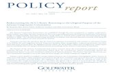 Decommission the ACC Policy Report - Goldwater Institute...Feb 02, 2015  · GOLDWATER INSTITUTE I policy report 2 Rediscovering the ACC’s Roots: Returning to the Original Purpose