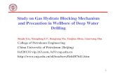 Study on Gas Hydrate Blocking Mechanism and Precaution in Wellbore of Deep Water … · 2017. 2. 2. · Study on Gas Hydrate Blocking Mechanism and Precaution in Wellbore of Deep