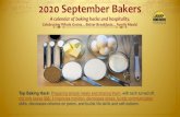 2020 September Bakers - Home Baking Association · 2020. 9. 3. · 2020 September Bakers A calendar of baking hacks and hospitality. Celebrating Whole Grains…Better Breakfasts…Family