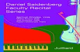 Daniel Saidenberg Faculty Recital Series · 2019. 3. 11. · Milton Babbitt, Figment IV by Elliott Carter, and Three Sad Songs by Donald Martino—which he has performed at Juilliard,
