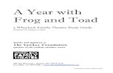 A Year with Frog and Toad ... The Frog and Toad series by Arnold Lobel includes four books: Frog and Toad are Friends, Frog and Toad Together, Frog and Toad All Year, and Days with