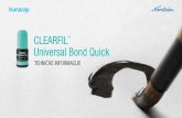 CLEARFIL Universal Bond Quick - Novodent · 2017. 3. 27. · 2 sadrŽaj uvod 3 povijest naŠe adhezivne tehnologije 4 snaŽan, snaŽniji. istraŽivanje funkcionalnog monomera 5 originalni