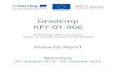 GradEmp KPF-01-066 · 2019. 2. 25. · 1 GradEmp KPF-01-066 Where to go after your studies Project to increase Graduate Employability Follow-Up Report Workshop 29. October 2018 –