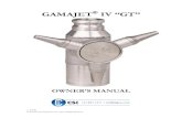 GAMAJET IV “GT” · 2016. 10. 18. · GAMAJET IV STANDARD EXPLODED VIEW STAINLESS STEEL and SILICON BRONZE Index STAINLESS STAINLESS SILICON Qty Per No. Flo-thru Sealed BRONZE