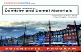 New 24th Dentistry and Dental Materials · 2019. 1. 5. · Pathology and Implantology Prosthetic reconstruction for oral cancer patients using dental implants ... Desirable properties
