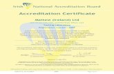Mattest (Ireland) Ltd · BS 1377: Part 3: 1990. Edition 4, 12/12/2014 289T Page 10 of 12 Scope of Accreditation Mattest (Ireland) Ltd Permanent Laboratory: Category A Construction