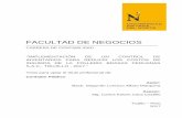 FACULTAD DE NEGOCIOS - COnnecting REpositories · 2019. 10. 23. · la implementación de un control de inventarios si reduce significativamente los costos de insumos, contribuyendo