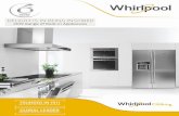 New Whirlpool Catalogue JPEG · 2020. 8. 26. · WD 142 Warming Drawer Push-Pull drawer Can be used in conjunction with Coffee Machine, Microwave and Multi-function ovens Food Warming