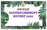 GO-GAD ACCOMPLISHMENT REPORT 2020 - Albayalbay.gov.ph/.../2021/01/GAD-ACCOMPLISHMENT-REPORT-2020.pdf · assistance on GAD-related activities to the different offices. GAD Plan and