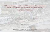Workshop on Post-Disaster Materials and Environmental ...csun.uic.edu/publications/files/NSF_PDMEM_Final_Report.pdfWorkshop on Post-Disaster Materials and Environmental Management