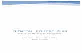 Microsoft Word - Chemical Hygiene Plan 2014 REVISION 12-30 ...€¦  · Web viewLaboratory workers must follow the rules set forth in this Chemical Hygiene Plan. Any laboratory worker